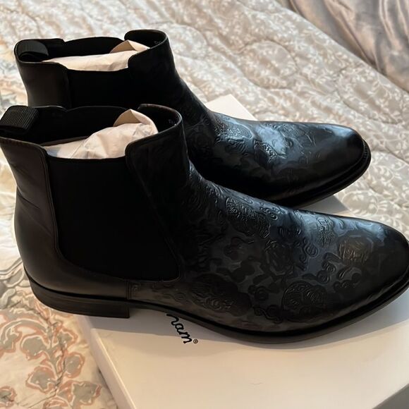 MENS NWT Robert Graham Dawson Leather Boots main image 5